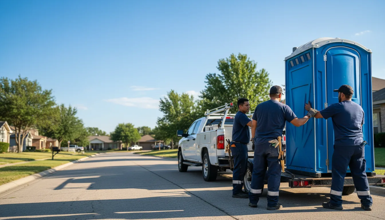 Portable Toilet Rental in Shamrock, TX near me